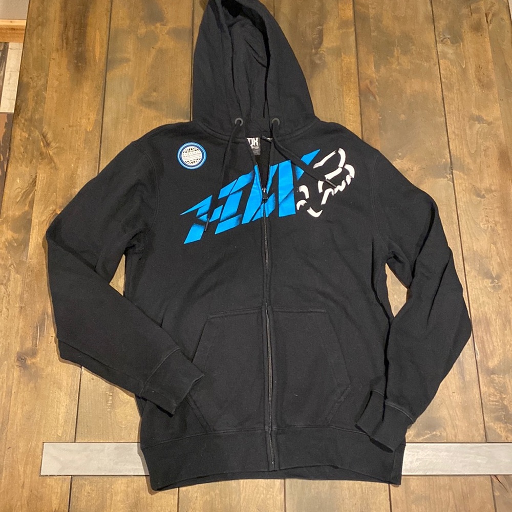Fox zip up sweatshirt